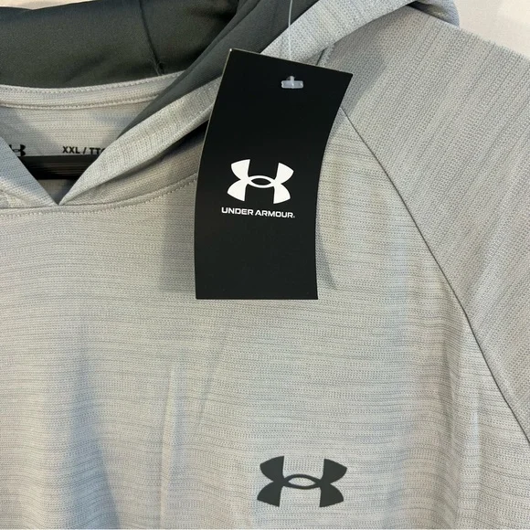 Under Armour Loose Velocity LS Hoodie Men’s Size: 2XL Gray NEW NWT - Picture 5 of 5